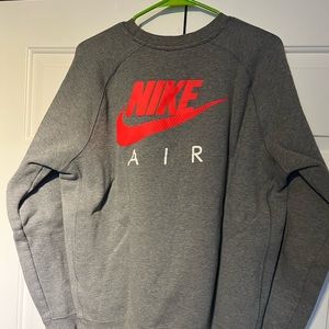 Nike air men’s sweat suit, track suit, sweater, grey, air Max